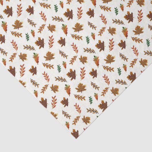 Papier Mousseline Feuilles d'automne, impression d'automne (Détail)