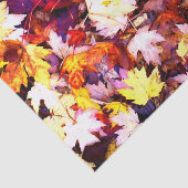 Papier Mousseline Feuilles d'automne Impression photo artisanat de d (Détail)