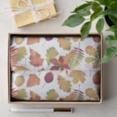 Papier Mousseline Feuilles d'automne Imprimer sur les embarcations d (Cadeau)