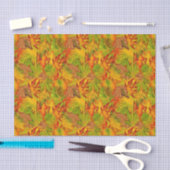 Papier Mousseline Feuilles d'automne Papier Tissu (Artisanat)