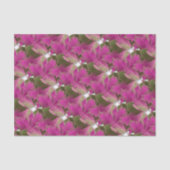 Papier Mousseline Feuilles d'automne roses (Recto)