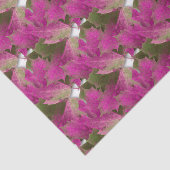 Papier Mousseline Feuilles d'automne roses (Détail)