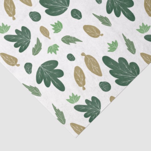 Papier Mousseline Feuilles de automne confortables (Détail)