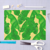 Papier Mousseline Feuilles de bananes (Artisanat)