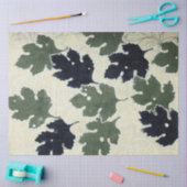 Papier Mousseline Feuilles de chêne en automne (Artisanat)