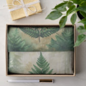Papier Mousseline Feuilles de Fougère Découpage Botanique (Cadeau)