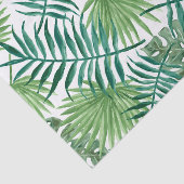 Papier Mousseline Feuilles de la jungle tropicale (Détail)
