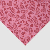 Papier Mousseline Feuilles de la Saint-Valentin (Détail)