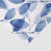 Papier Mousseline Feuilles de l'aquarelle Indigo (Détail)