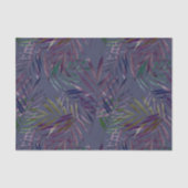 Papier Mousseline Feuilles de palmiers stylisés et botaniques modern (Recto)