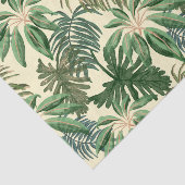 Papier Mousseline Feuilles de palmiers tropicaux (Détail)
