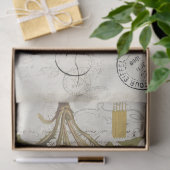 Papier Mousseline Feuilles de tissu de Decoupage de manuscrit de (Cadeau)