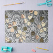 Papier Mousseline Feuilles en forme de coeur dans l'eau (Artisanat)