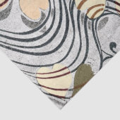 Papier Mousseline Feuilles en forme de coeur dans l'eau (Détail)