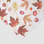 Papier Mousseline Feuilles et baies d'automne Papier de tissus (Détail)