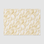 Papier Mousseline Feuilles Gold Palm (Recto)
