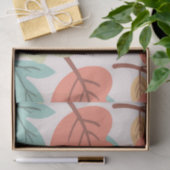 Papier Mousseline Feuilles multicolores (Cadeau)