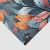 Papier Mousseline Feuilles multicolores Thunder_Cove (Détail)