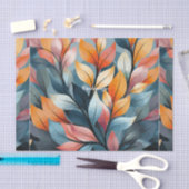 Papier Mousseline Feuilles multicolores Thunder_Cove (Artisanat)