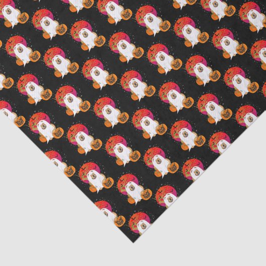 Papier Mousseline Feuilles papier BOO-DOG éffrayantes (Détail)