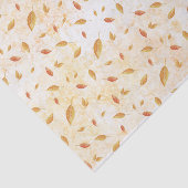 Papier Mousseline Feuilles Russe aquarelle chute (Détail)