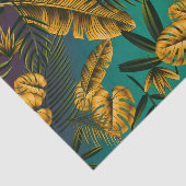 Papier Mousseline Feuilles tropicaux (Détail)