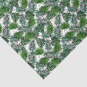 Papier Mousseline Feuilles tropicaux 2 feuillages (Détail)