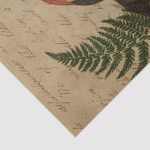 Papier Mousseline Feuilles tropicaux et Ephémère Toucan (Détail)