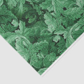 Papier Mousseline Feuilles verts (par William Morris) (Détail)