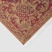 Papier Mousseline Feuillet de découpage de couverture du livre rouge (Détail)