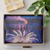 Papier Mousseline Feux d'artifice 4 juillet Fête de l'Indépendance B (Cadeau)