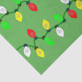 Papier Mousseline Feux de Noël personnalisés (Détail)