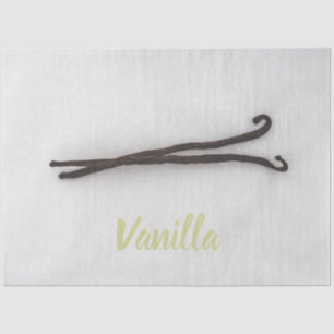 Papier Mousseline Fève de vanille avec sucre