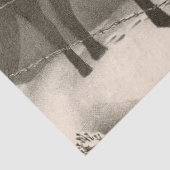 Papier Mousseline Février par Grant Wood (Détail)