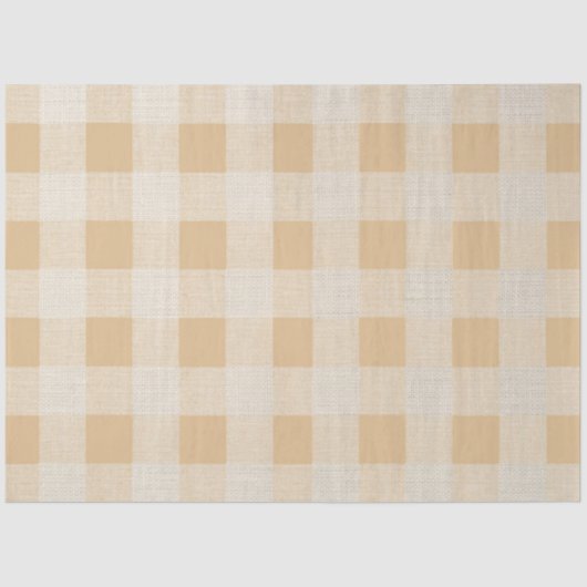 Papier Mousseline Fiche de découpage de la colonne de Buffalo Check (Recto)