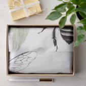 Papier Mousseline Fiche de découpage des éléments d'abeilles florale (Cadeau)