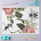 Papier Mousseline Fiche de découpage des éléments d'abeilles florale (Artisanat)