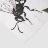 Papier Mousseline Fiche de découpage des éléments d'abeilles florale (Détail)