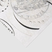 Papier Mousseline Fiche de découpage du script de floraison de Queen (Détail)