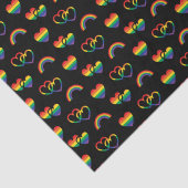 Papier Mousseline Fierté arc-en-ciel (Détail)