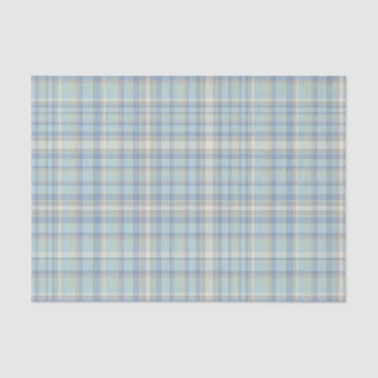 Papier Mousseline Figarations Papier Tissu Plaid McFig Tartan (Recto)