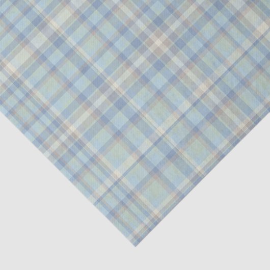 Papier Mousseline Figarations Papier Tissu Plaid McFig Tartan (Détail)