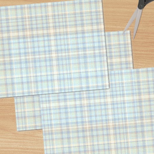 Papier Mousseline Figarations Papier Tissu Plaid McFig Tartan