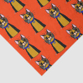 Papier Mousseline Figaro le chat Tissue Paper (Détail)