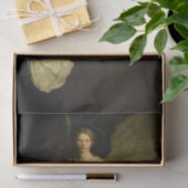 Papier Mousseline Figure ailée sur un rocher par Abbott Thayer (Cadeau)