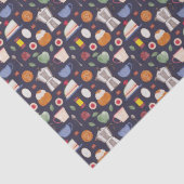 Papier Mousseline Fika (Eclipse) - Motif d'aquarelle (Détail)