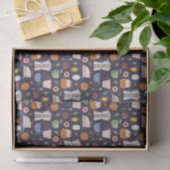 Papier Mousseline Fika (Eclipse) - Motif d'aquarelle (Cadeau)