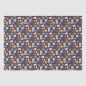 Papier Mousseline Fika (Eclipse) - Motif d'aquarelle (Recto)