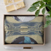 Papier Mousseline Fil de Noël Fille Grosse fourrure blanche (Cadeau)