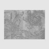 Papier Mousseline Filigree gris (Recto)